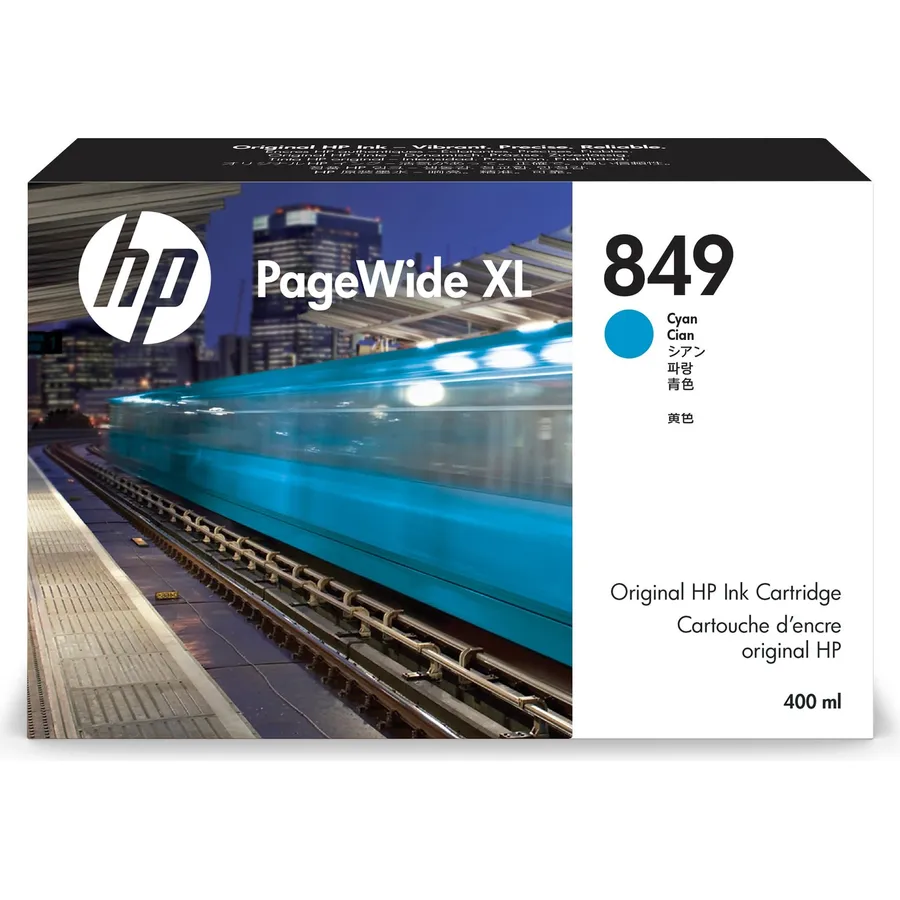 Mürəkkəb kartric HP 849 400 ml Cyan PageWide XL (1XB39A)