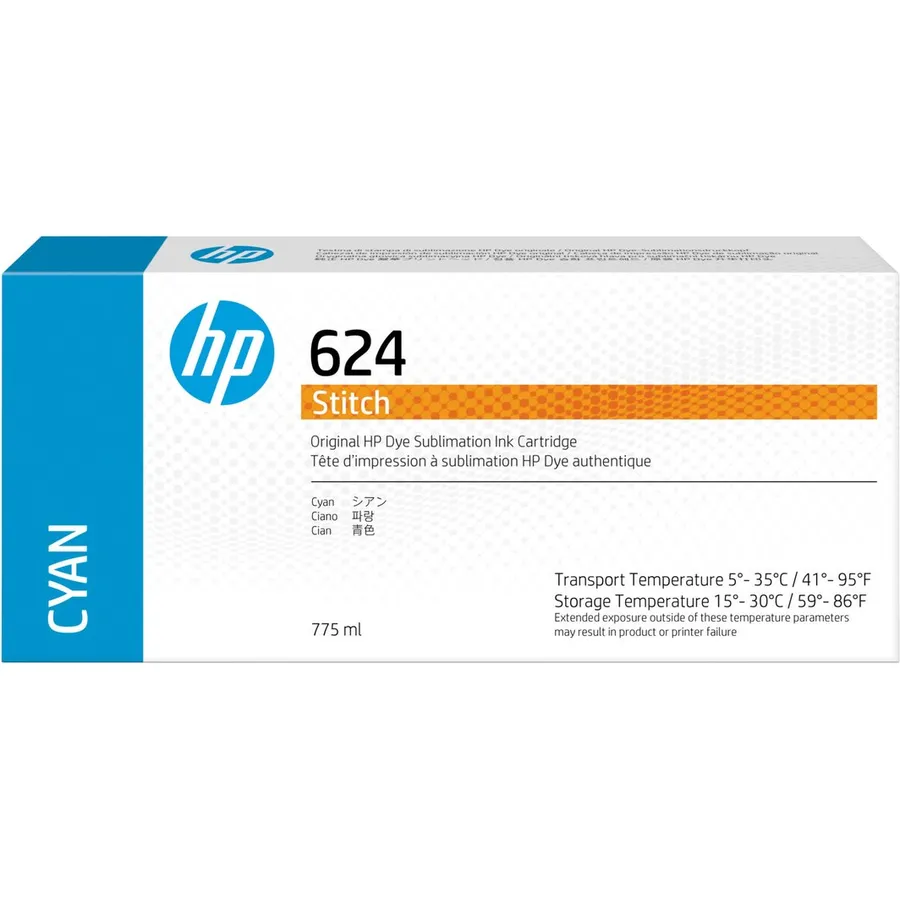 Mürəkkəb kartric HP 624 775 ml Cyan Stitch Dye Sublimation (2LL54A)