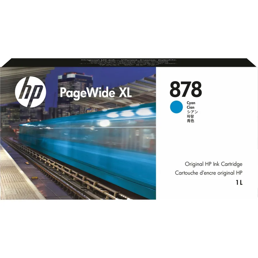 Mürəkkəb kartric HP 878 1 l Cyan PageWide XL (312Z2A)