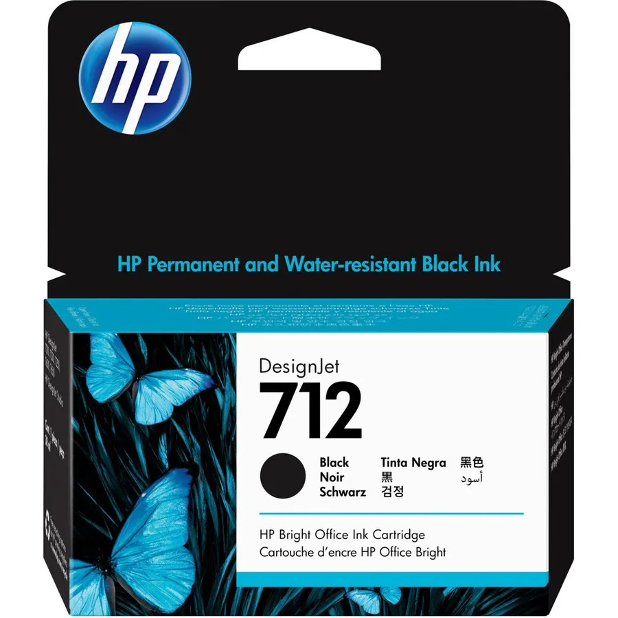 Mürəkkəb kartric HP 712 38 ml Black DesignJet (3ED70A)