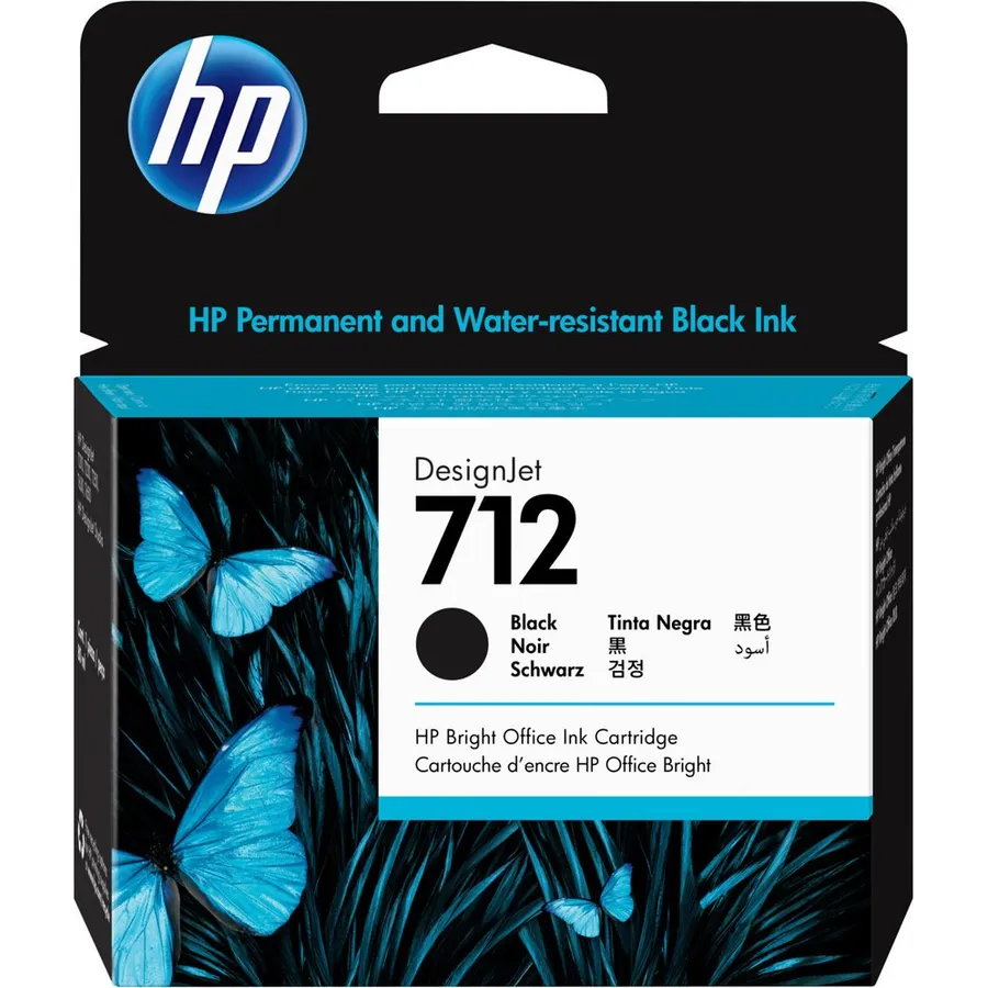 Mürəkkəb kartric HP 712 80 ml Black DesignJet (3ED71A)