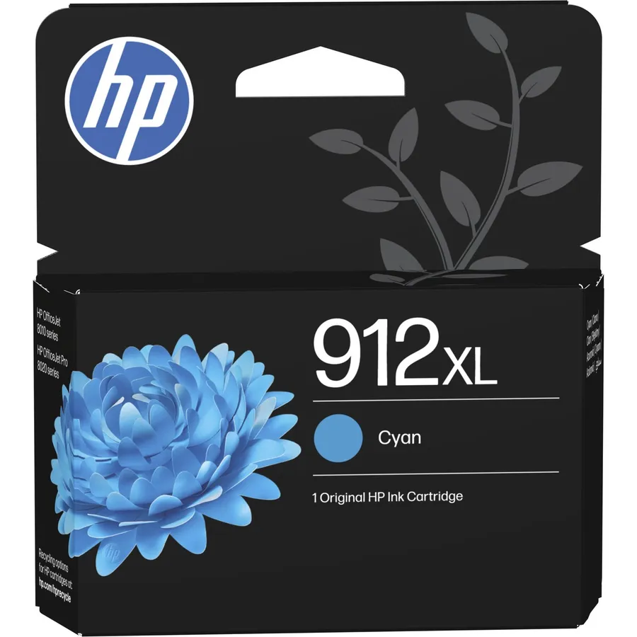 Mürəkkəb kartric HP 912XL yüksək tutumlu Cyan (3YL81AE)