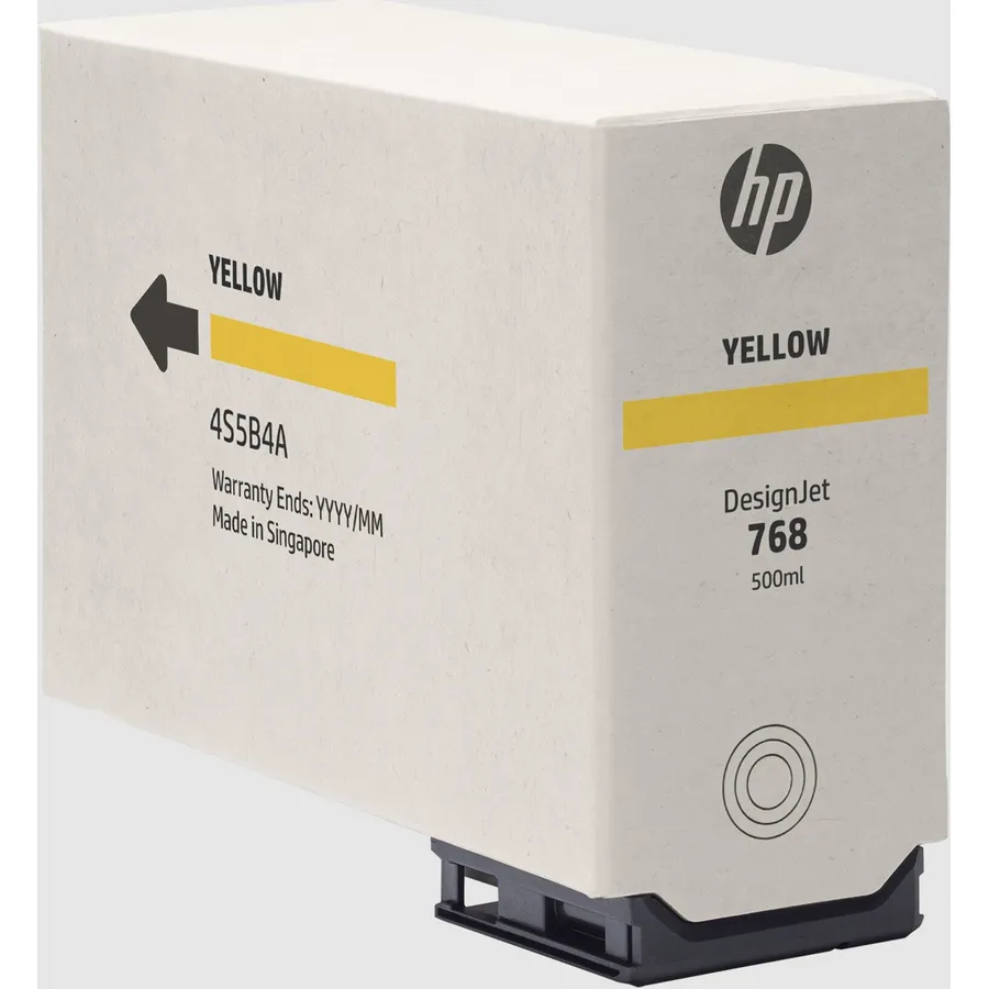 Mürəkkəb kartric HP 768 Yellow 500 ml DesignJet (4S5B4A)