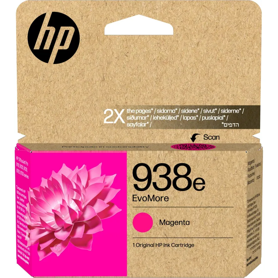 Mürəkkəb kartric HP 938e EvoMore Magenta (4S6Y0PE)