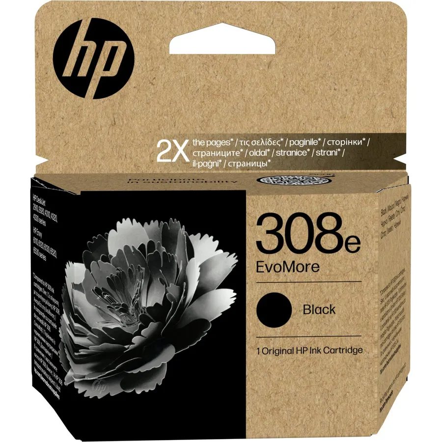 Mürəkkəb kartric HP 308e EvoMore Black (7FP22UE)