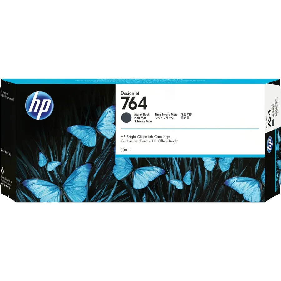 Mürəkkəb kartric HP 764 300 ml Matte Black DesignJet (C1Q16A)