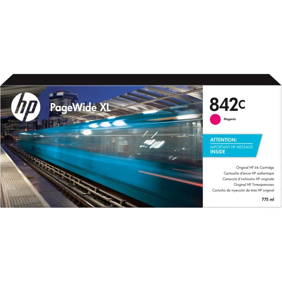 Mürəkkəb kartric HP 842C 775 ml Magenta PageWide XL (C1Q55A)