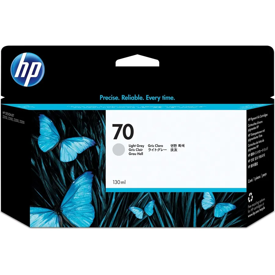 Mürəkkəb kartric HP 70 130 ml Light Gray DesignJet (C9451A)