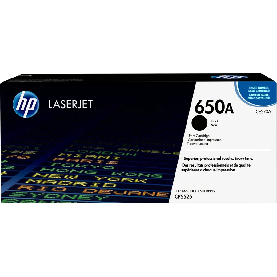 Toner kartric HP 650A Black LaserJet (CE270A)