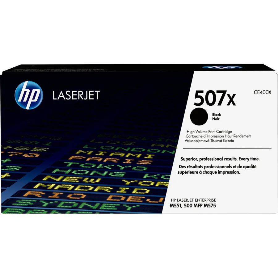 Toner kartric HP 507X yüksək tutumlu Black LaserJet (CE400X)