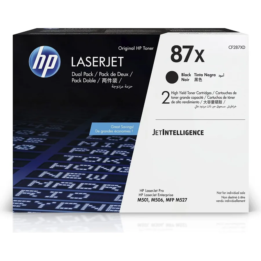 Toner kartric HP 87X 2-lü dəst yüksək tutumlu Black LaserJet (CF287XD)