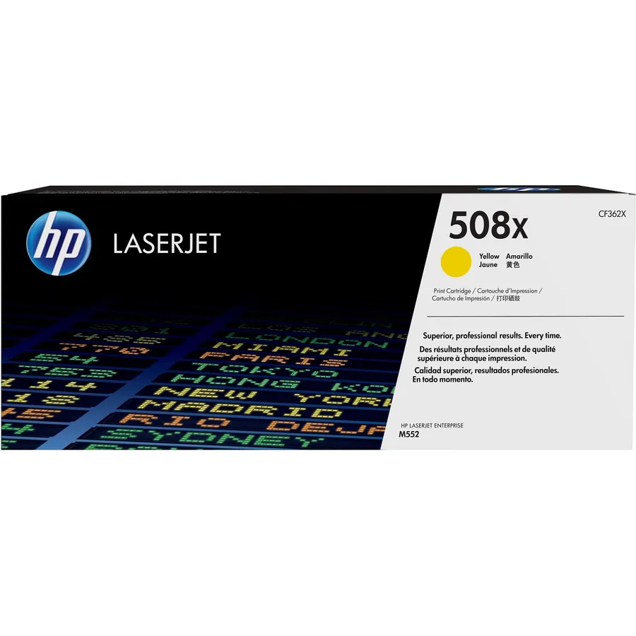 Toner kartric HP 508X yüksək tutumlu Yellow LaserJet (CF362X)