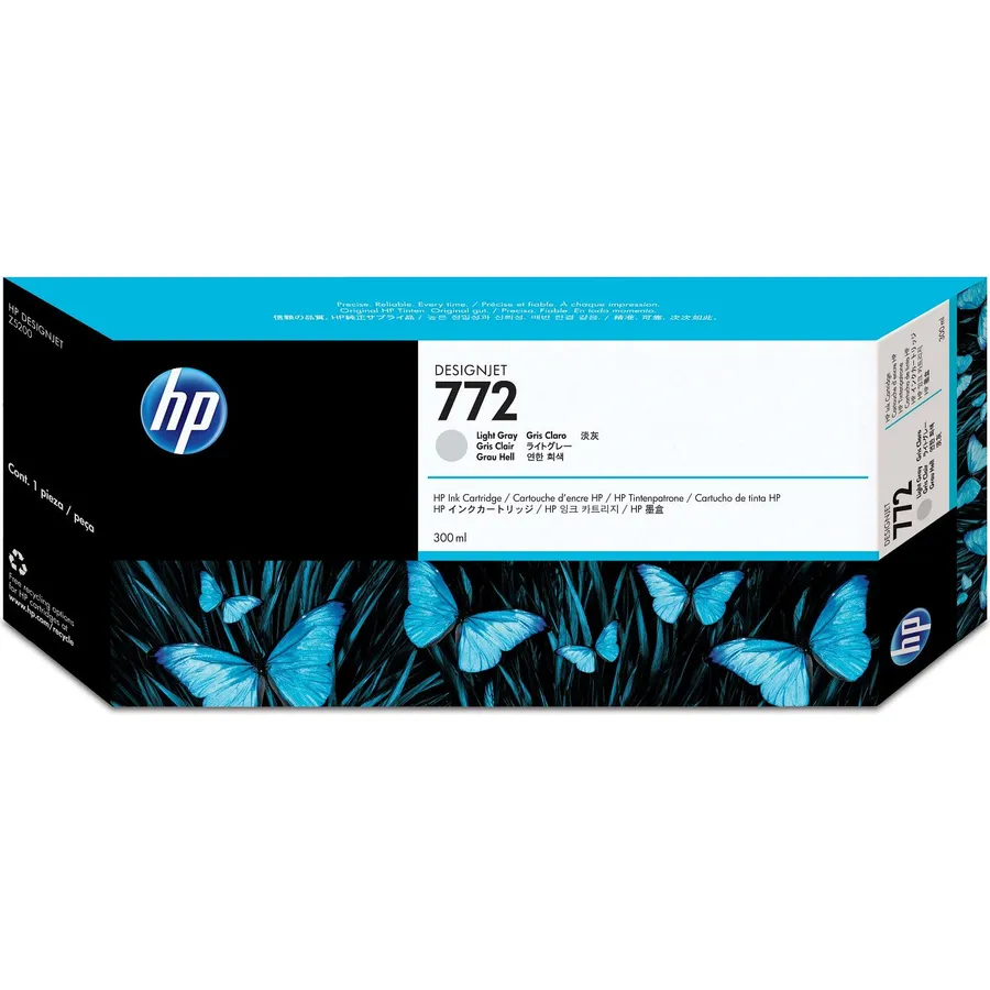 Mürəkkəb kartric HP 772 300 ml Light Gray DesignJet (CN634A)