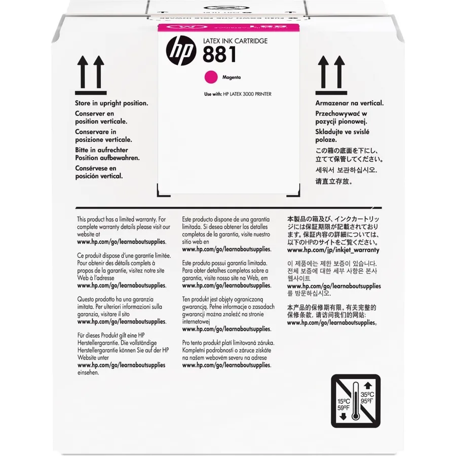 Mürəkkəb kartric HP 881 5 l Magenta Latex (CR332A)