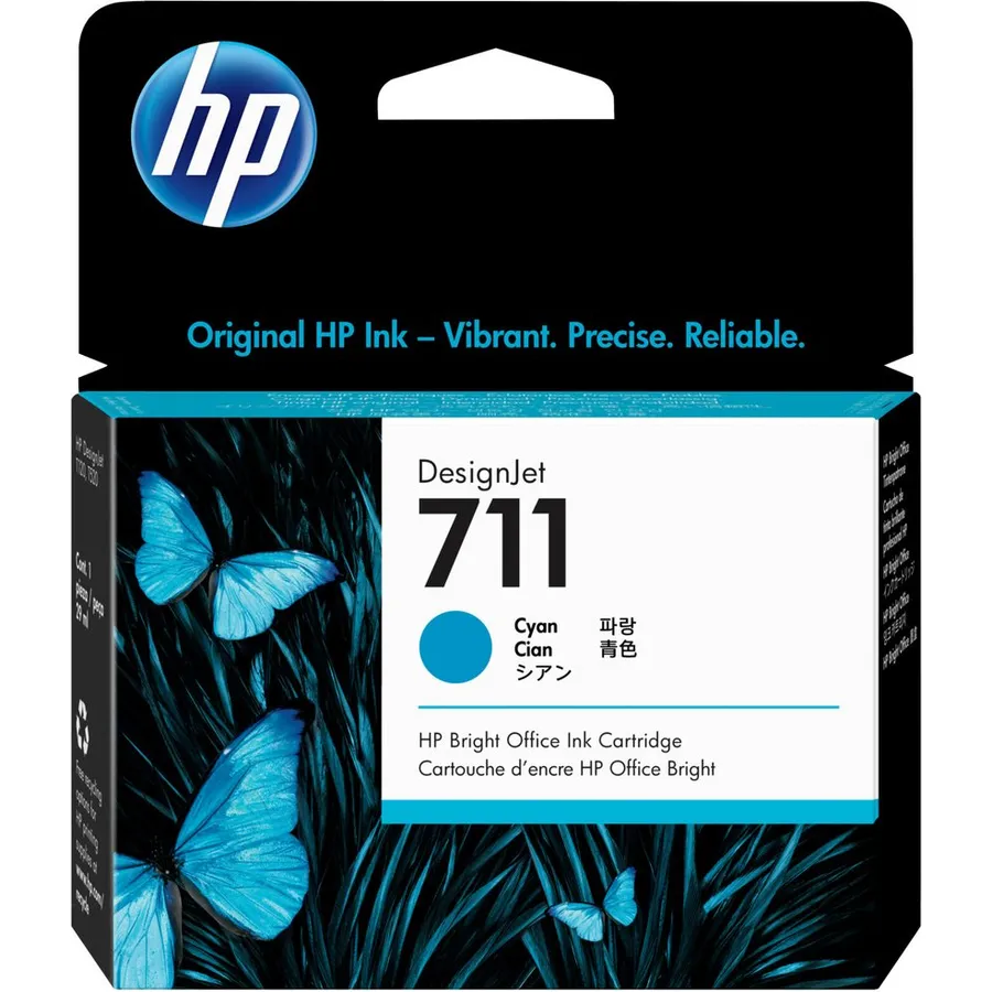 Mürəkkəb kartric HP 711 29 ml Cyan DesignJet (CZ130A)