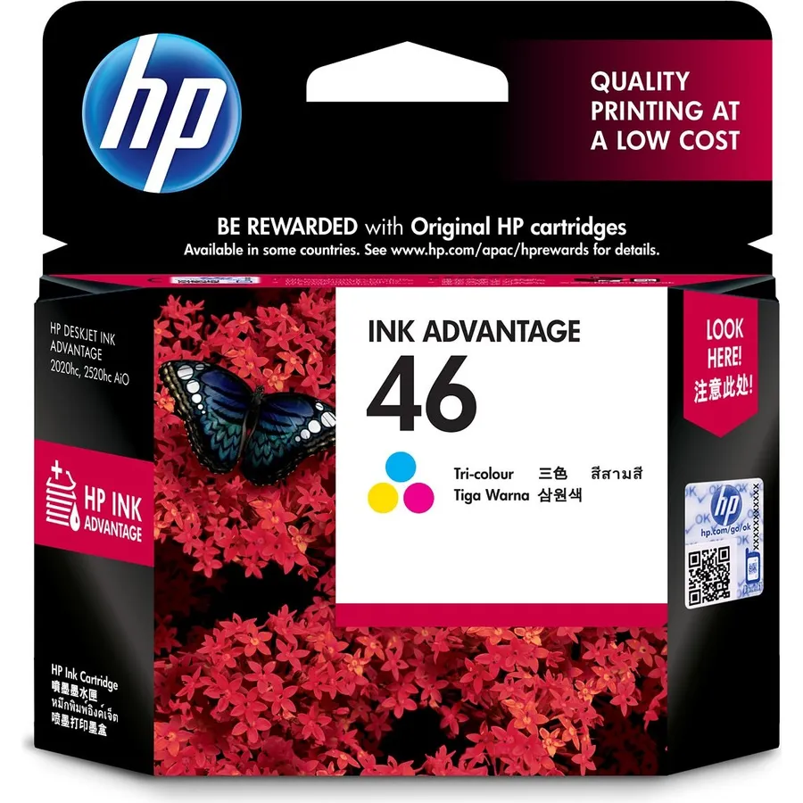 Mürəkkəb kartric HP 46 Tri-color Advantage (CZ638AE)