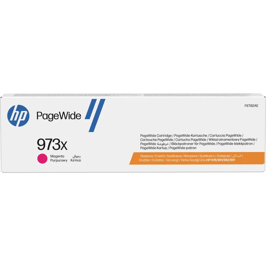 Mürəkkəb kartric HP 973X yüksək tutumlu Magenta PageWide (F6T82AE)