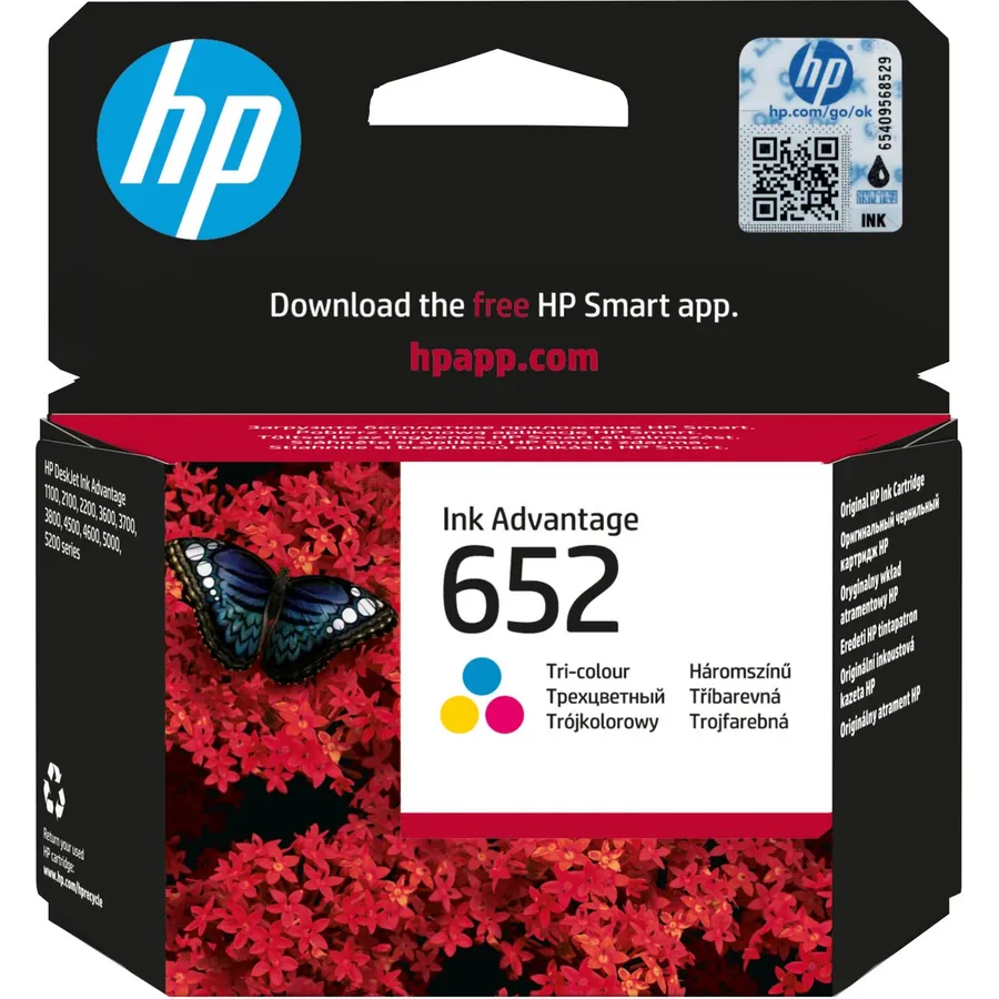 Mürəkkəb kartric HP 652 Tri-color Advantage (F6V24AE)