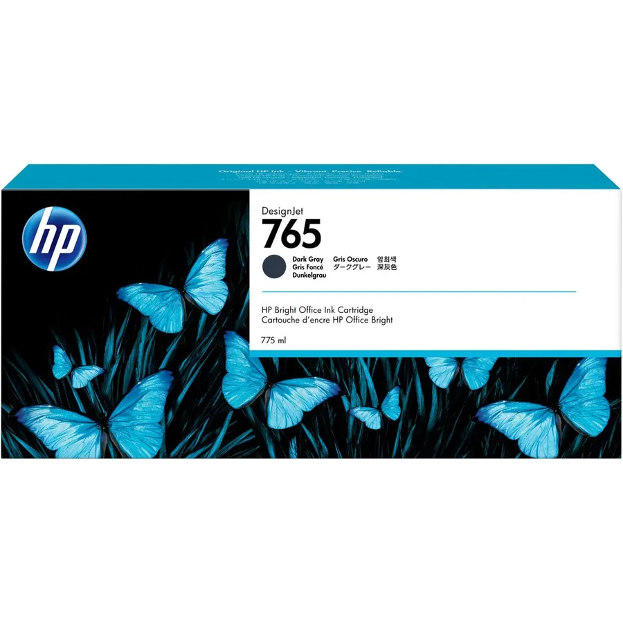 Mürəkkəb kartric HP 765 775 ml Dark Gray DesignJet (F9J54A)