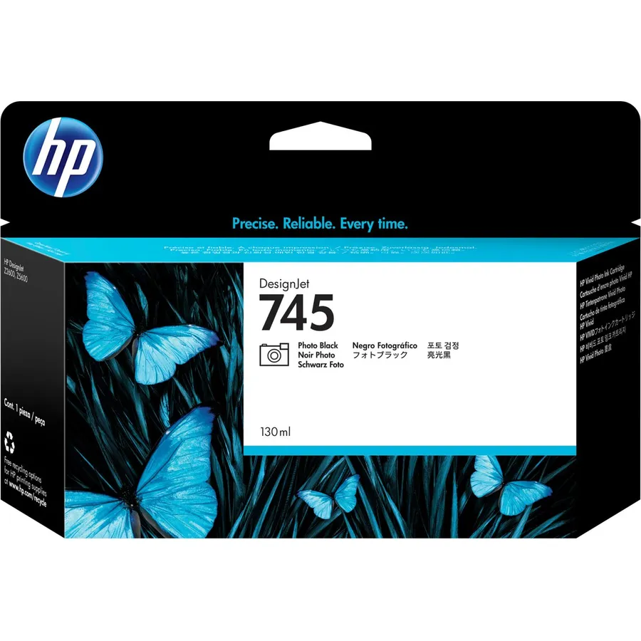 Mürəkkəb kartric HP 745 130 ml DesignJet Photo Black (F9J98A)