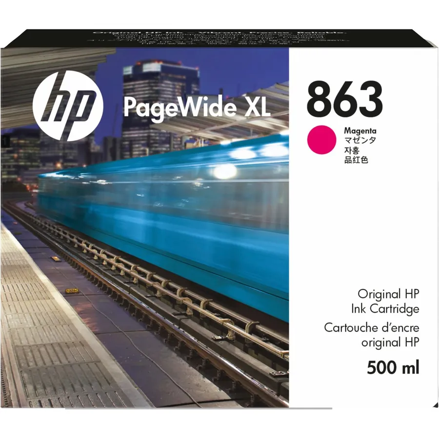 Mürəkkəb kartric HP 863 500 ml Magenta PageWide XL (F9K38A)