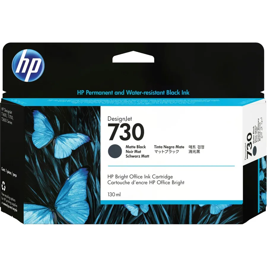 Mürəkkəb kartric HP 730 130 ml Matte Black DesignJet (P2V65A)