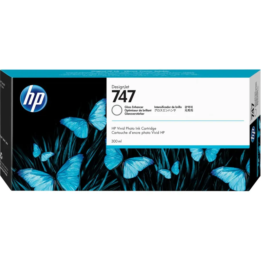 Mürəkkəb kartric HP 747 300 ml Gloss Enhancer DesignJet (P2V87A)