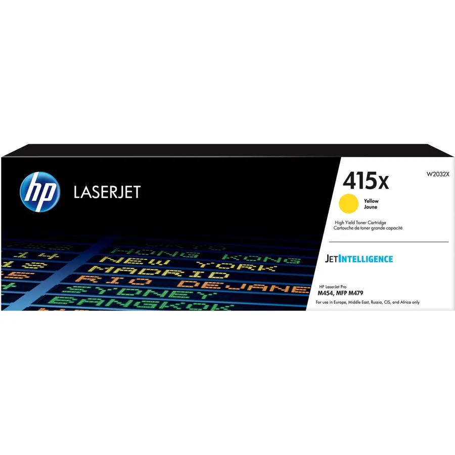 Toner kartric HP 415X yüksək tutumlu Yellow LaserJet (W2032X)