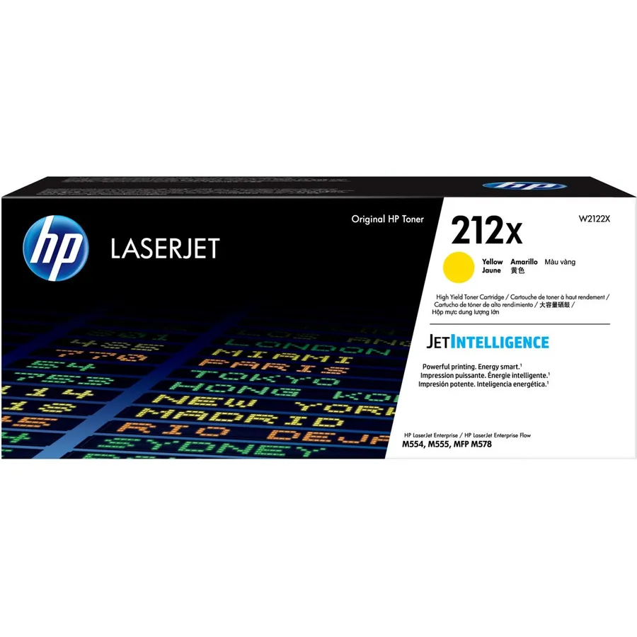 Toner kartric HP 212X yüksək tutumlu Yellow LaserJet (W2122X)