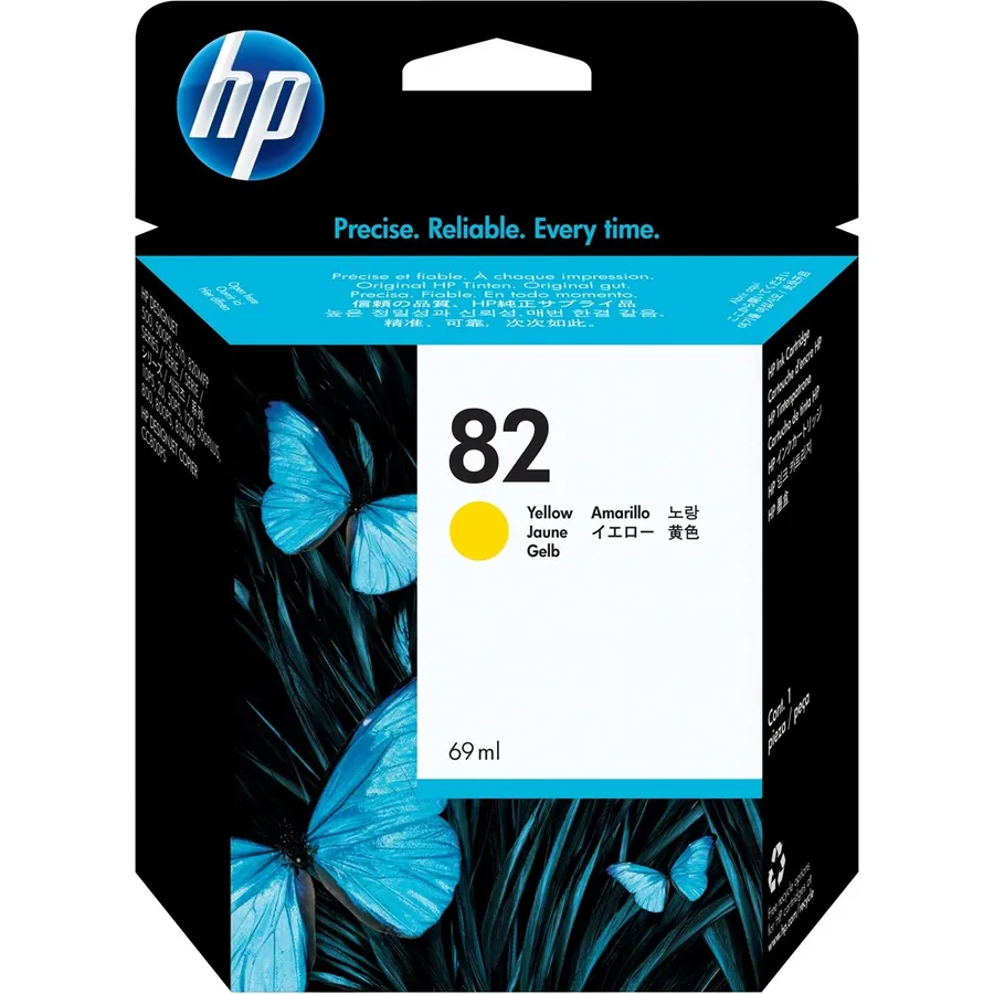 Mürəkkəb kartric HP 82 69 ml Yellow DesignJet (C4913A)