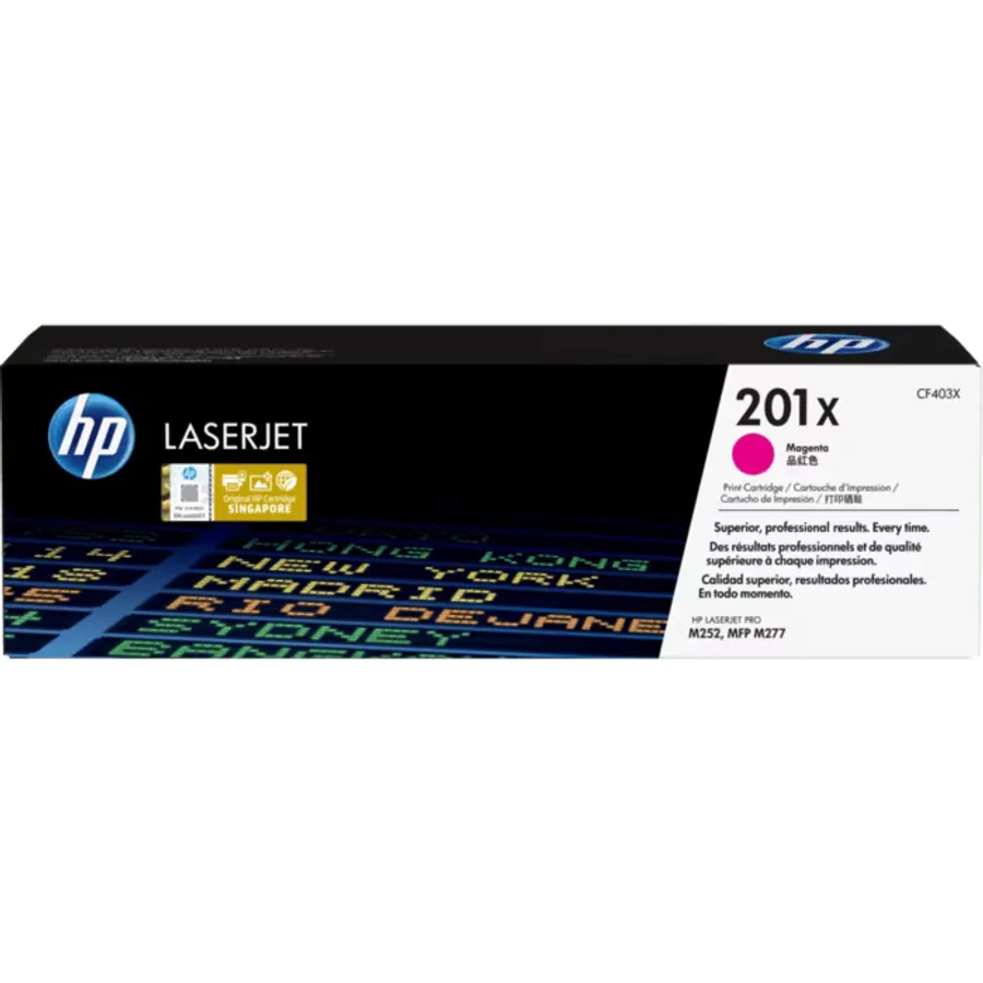 Toner kartric HP 201X yüksək tutumlu Magenta LaserJet (CF403X)