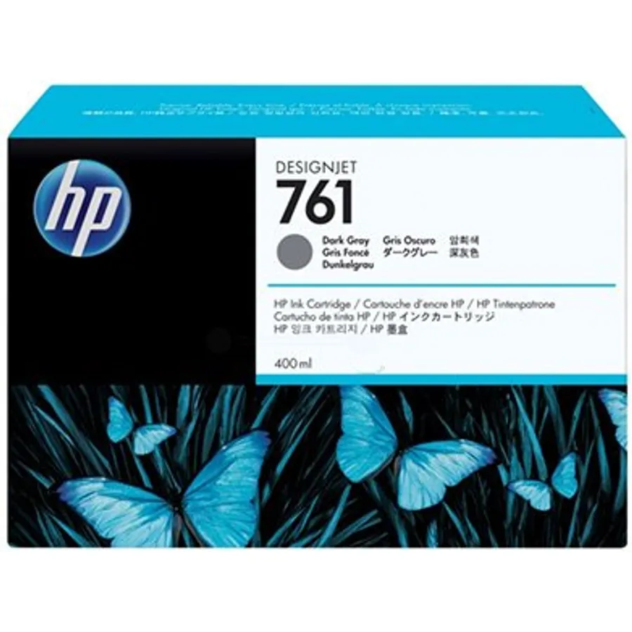 Mürəkkəb kartric HP 761 400 ml Dark Gray DesignJet (CM996A)